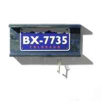 Schlüssel- oder Gewürzregal BX7735, ca.40x18x8cm, blau, Preis 25,00€
